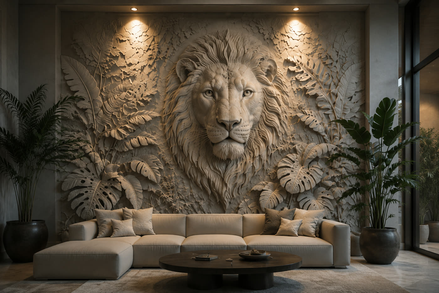 Relief 3D — styl Zwierzęta
